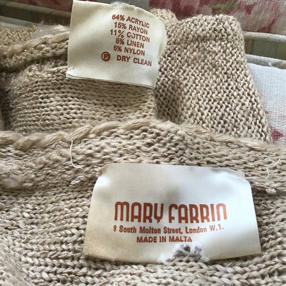 Vintage 70’s Mary Farrin Knit Dress Set 2 Piece - Picture 3 of 6